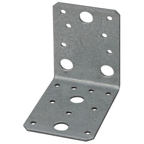 SWG Winkelverbinder 105 x 105 x 90 x 3 mm, Stahl sendzimirverzinkt, 25 Stück