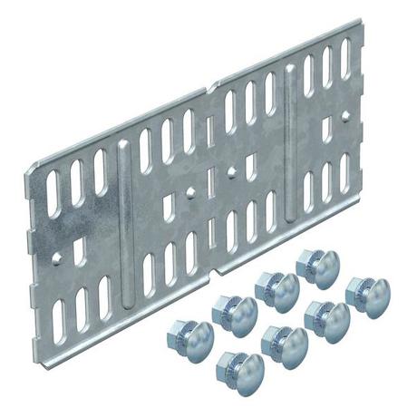 Längs- und Winkelverbinder für Kabelrinne horizontal 85x200 mm, Stahl tauchfeuerverzinkt