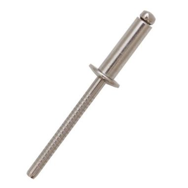 RS PRO Blindniet Edelstahl A2 | Ø 3,2 mm x 6 mm | Bohrung 3,3 mm | Klemmbereich 1,5–3 mm | DIN 7337