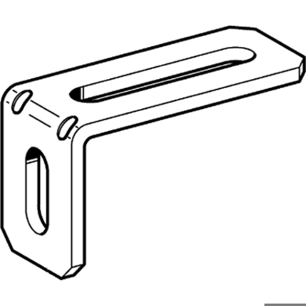 SIKLA Montagewinkel MW LL 95 x 55 mm, 90° Winkel, verzinkt